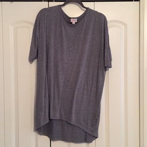 Lularoe Irma Medium Heathered Blue/Gray